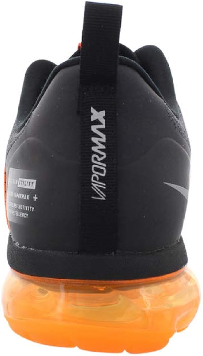 nike vapormax utility black and orange