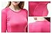 TSLA Women's Thermal Long Sleeve Tops, Mock Turtle & Crew Neck Shirts, Fleece Lined Compression Base Layer, Round Neck Wintergear Black, Medium