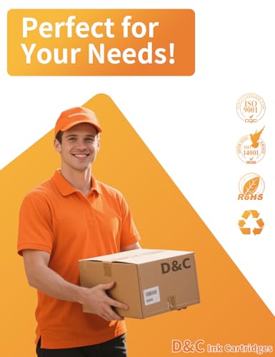 D&C Replacement for XP-2200 Ink Cartridges, Compatible with Epson Expression Home XP-3200 XP-2205 XP-3205 XP-2200 XP-4200 XP-4205, Workforce WF-2910 WF-2930 WF-2935 WF-2950, Pack of 15