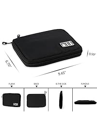 Organizador universal de accesorios de electrónica, bolsa portátil impermeable organizadora de cables, bolsa de transporte de equipamiento de viaje para cables m