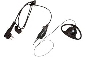 HKLN4599 HKLN4599B Original Motorola D-Style Earpiece with in-Line Microphone and PTT, Replaces 56517 56517F