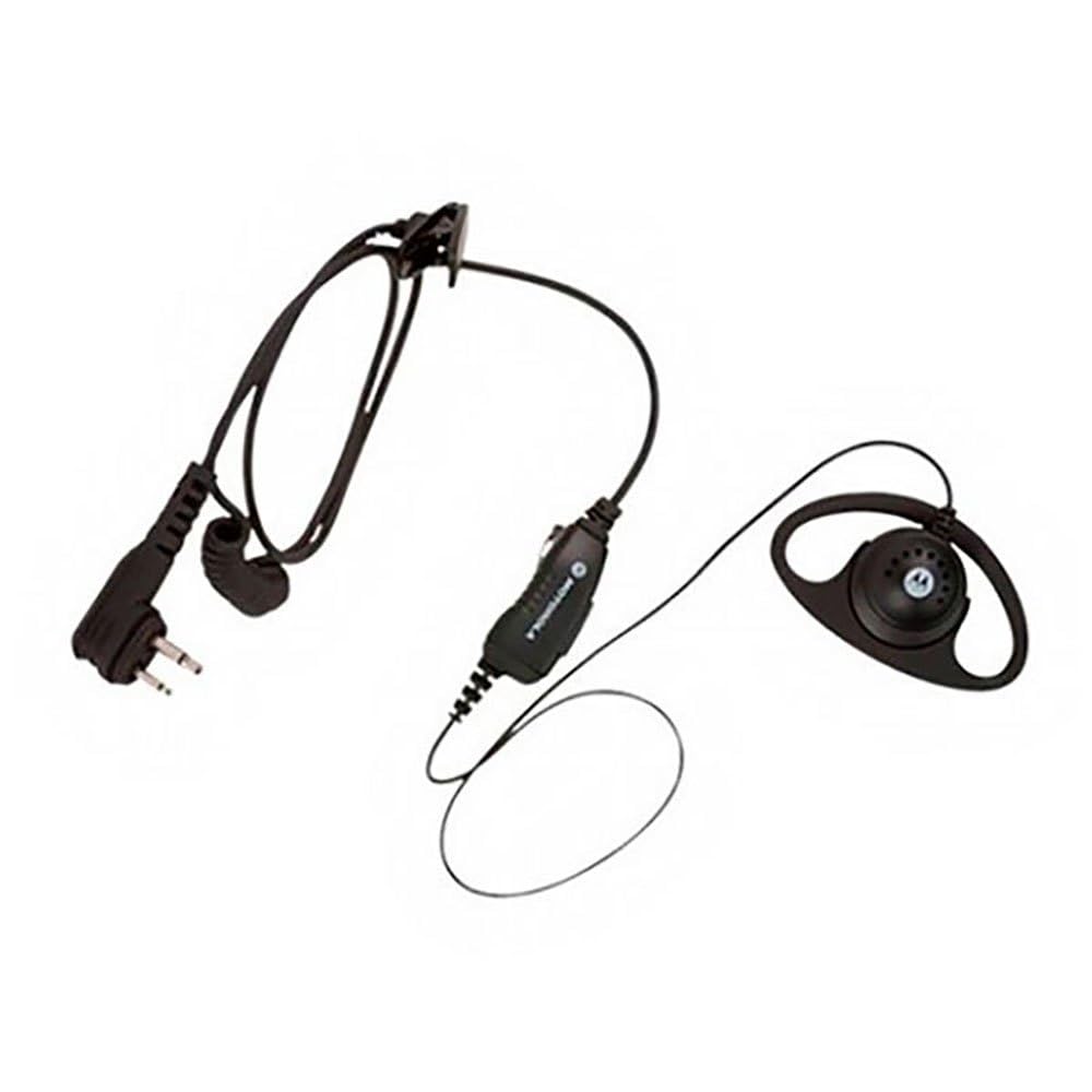 HKLN4599 HKLN4599B Original Motorola D-Style Earpiece with In-Line Microphone and PTT, replaces 56517 56517F