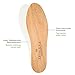 Zederna Cedar Wood Shoe Insoles 1 Pair, Cedar/RedUS M 8.5/ W 10/ EU 42