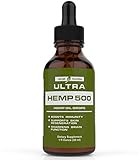 Hemp Oil for Pain Relief - Best Hemp Oil 500mg. Helps with Anxiety, Sleep, Pain, Stress, and Overall Mood - Best Hemp Oil Extract w/Omega 3 (Omega 3 6 9) - Natural Hemp Extract via Hemp Oil Drops.