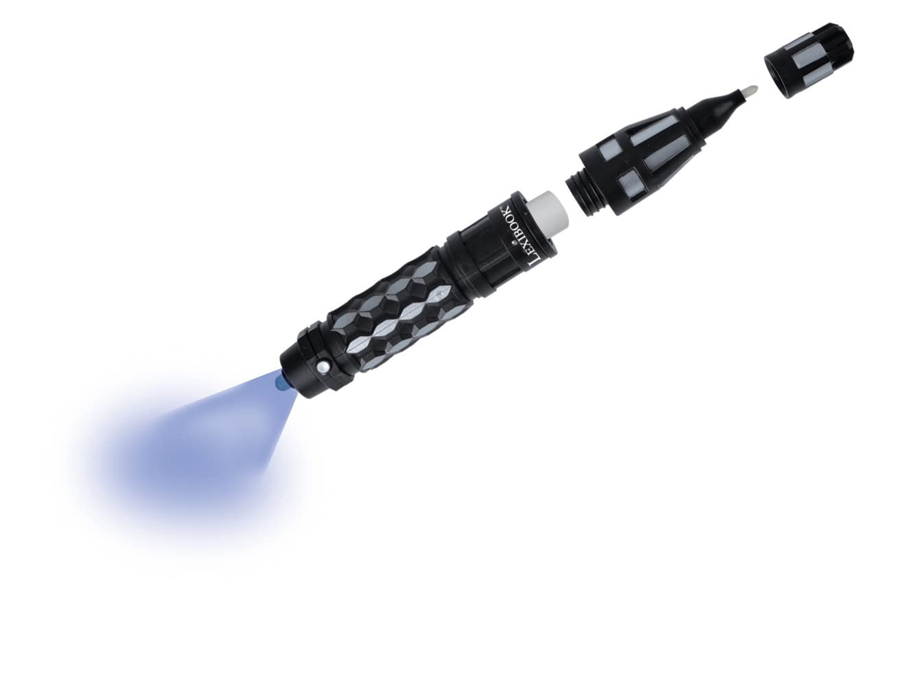 LEXIBOOK - Spy Mission, Spy pen with invisible ink to write secret messages, UV decoding lights and secret compartment, black, RPSPY02 โ image 1