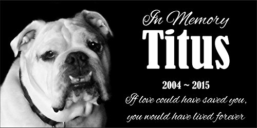 5 Personalised+Stone+Memorial+Granite+Retreiver