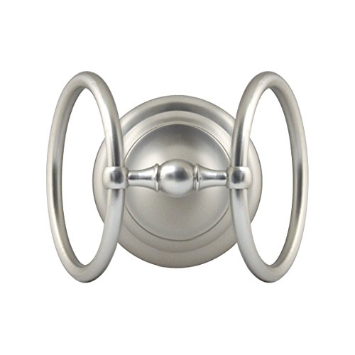 MODONA 17" Countertop Towel Ring for Hand Towels - Satin Nickel - 5 Year Warrantee - Thumbnail 3