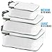 Bigfoot Outdoor Products Packing Compression Cubes (3-Pack) Travel Accessories Organizer (White)
