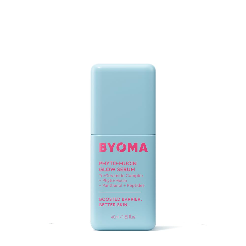 Photo 1 of BYOMA Phyto-Mucin Glow Serum - Mucin Face Serum for Glass Skin - Plumps, Primes + Hydrates - Flawless Primer and Makeup Base - Strengthens Skin Barrier - 1.35 fl.oz