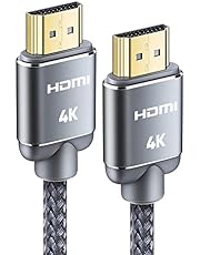 HDMI Cable 6.6feet(2meter), 4K HDMI Lead-Snowkids HDMI Cable 4K@60Hz, 3D Support, Ethernet Function, Video 4K UHD 2160p, HD 1080p, 3D - (for Fire TV, for PS3/4, for Netfilx)