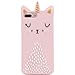 Gold Unicorn Case for iPhone 8 Plus/6 Plus/7 Plus Soft Silicone 3D Cartoon Animal Cover, Gift for daughter son, Kids Girls Child Cute Gel Rubber Kawaii Character Fashion Protector for iPhone6 7.8 Plus