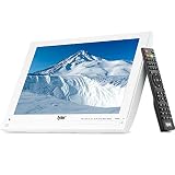 Tyler TTV707-13 13.3" Portable Battery Powered LCD HD TV Television with HDMI, USB, RCA, and SD Card Inputs | White