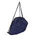 DALIX Sock Pack Drawstring Backpack Bag Sack in Navy Blue
