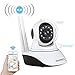 AKASO Wireless Wifi IP Security Camera 720P Indoor Home Surveillance System Baby Pet Monitor 2 Way Audio, Day/Night Vision Webcam (IP1M-901)