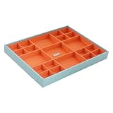 Wolf Designs Standard Jewelry Tray, Large, Aqua