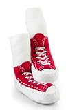 Mocc Ons Clever Little Slipper Socks That Keep Toes Warm! Sneakers 6-12 Months Red