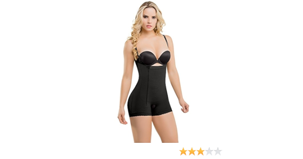 Amazon Com Fajate Cysm Colombian Post Surgery Postpartum Body Shaper Girdle Ref 435blk Clothing