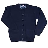 French Toast Anti-Pill Crew Neck Cardigan Sweater(Toddler Sizes) Girls