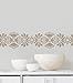 Wall Pops WPS96820 Peel & Stick Stripe Wall Border, Kolkata