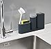 Joseph Joseph SinkBase Caddy Set with Soap Pump and Detergent Bottle, Gray