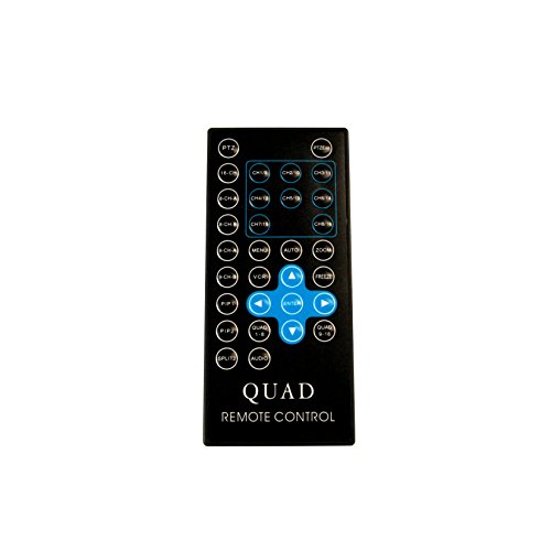 InstallerCCTV Video Quad Color 16CH Multiplexer BNC Output with Loop, Remote Control and FREE 4Amp power adapter