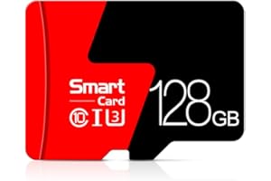 128GB MicroSD Card with Adapter, A1, C10, U1, 150MB/s Read for Smartphone, Tablet, Gaming, Full HD Video, Black