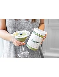 Teami® Greens Veggie Superfood Powder – 30 servilletas – 16 superalimentos incluyendo Spirulina, hierba...