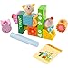 HABA Cat and Mouse Brain Builder Peg Set - with 14 Whimsical Wooden Stacking Elements and 20 Pattern Cards Featuring 3 Levels of Difficulty for Ages 2-6