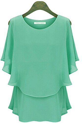 mint green blouse plus size