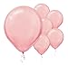 New Pink Pearlized Latex Balloons - 12