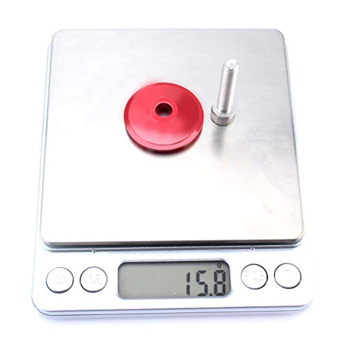 image for LIOOBO 28.6mm Bike Headset Top Cap Pirate Pattern Aluminum Alloy Bicyc