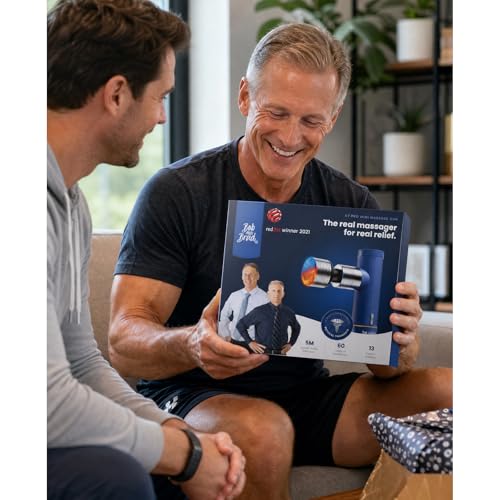 BOB AND BRAD A7 Pro Mini Massage Gun with Heat & Cold Therapy for Back Pain & Recovery - 11mm Deep Tissue, Portable Quiet Handheld Gun, FSA-HSA Eligible with Case, Fathers Day Dad Gifts
