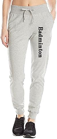 Womens Badminton Tapered Legs Long Gym Jersey Pants Sweatpants Sportswear Activewear Harem Trousers Use With Drawstring