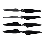 Contixo 4-pcs Main Blades Propellers Extra Spare Replacement Parts for Contixo F17 RC Quadcopter Drones Black