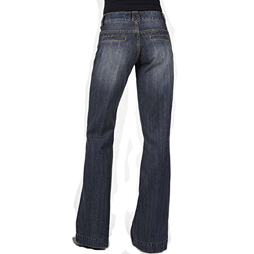 Stetson Ladies 214 City Trouser Long Dark Jeans 4