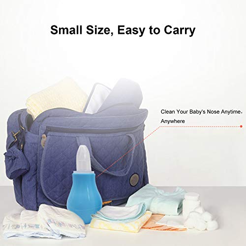 LANEYLI Baby Nasal Aspirator Nose Cleaner Ear Syringe Bulb Syringe Nasal Snot Sucker Remover for Newborn Baby Toddlers BPA Free Cleanable and Reusable Pack of 2 - Thumbnail 6