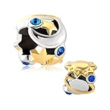 CharmsStory New Jewelry I Love You To The Moon And Back Blue Birthstone Charms Sale Cheap Beads Fit Pandora Bracelet