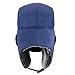 mysuntown Unisex Winter Trooper Hat Hunting Hat Ushanka Ear Flap Chin Strap and Windproof Mask(Blue Color)