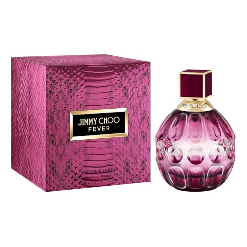 JIMMY CHOO - Fever Eau de Parfum - Women\'s Fragrance - Floral Gourmand - With notes of Black Plum Nectar, Heliotrope & Roasted Tonka Bean - 3.3 Fl Oz