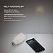 YEELIGHT Smart LED Light Bulb, Wi-Fi, Soft White, Dimmable, 60W Equivalent, E26 110V, Smartphone Controlled, Works with Alexa and Google Assistant