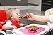Baby Feeding Mat, BliGli Toddlers Silicone Placemat, Non-Slip Baby Plates for Kids, Dishwasher/Microwave Oven Safe, Fits Most High Chair Trays, Perfect for Dinners Out and Travel. (Pink-Small Whale)