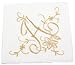 Greatlookz Extra Large Cotton Handkerchief with Monogram Embroidery
