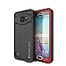 Galaxy Note 5 Waterproof Case, Punkcase StudStar Red Samsung Galaxy Note 5 Thin Fit 6.6ft Underwater IP68 Shockproof Dirtproof Snowproof Case