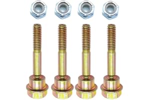 PAOSDKSUI 580790401, 588077502 Shear Pin Bolts & Nuts Kit for Husqvarna 2 Stage Snow Blowers Throwers 570XP, 575XP, 576XP 539976978, 595086601 (4/Pack)