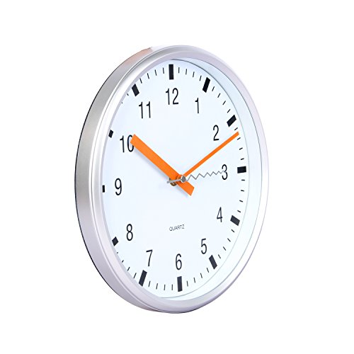 Tempus Contemporary Wall Clock with Silent Sweep Quiet Movement, 10