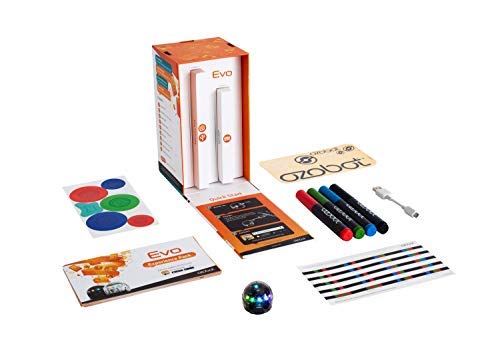 Evo App-Connected Coding Robot (Black) - //coolthings.us