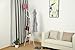 MULSH Standing Coat Rack Hat Hanger Coat Rack Hooks Coat Rack Hall Tree Entryway Standing Hat Jacket Coat Hanger Rack in White,17.72