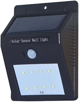 Solar Lights Outdoor, Motion Sensor Light 20 LED Flood Lights for Home Security, Patio, Wall, Pathway, Garden, Yard |Bright Waterproof Dusk to Dawn Lighting (6-Pack) (Pin Activation)