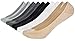 COLROVIE Women's Comfort No Show Socks Loafers Non Slip Boat Liners Invisible Sock Pack of 4/10