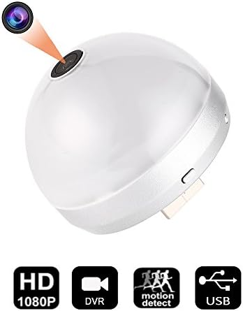 KAPOSEV Hidden Spy Camera,USB Light Bulb Hidden Security Camera Motion Activated Mini Video Recorder,Covert Spy Nanny Cam for Home Monitoring